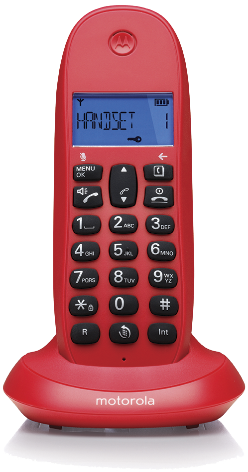 Motorola C1001CB+ cordless landline phone network